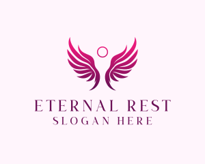 Holistic Angel Wings logo design