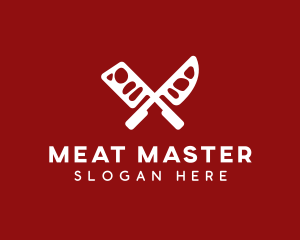 Deli Butcher Knife logo design