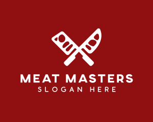 Deli Butcher Knife logo design