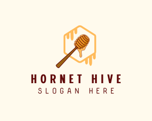 Hornet - Honey Dipper Apiary logo design