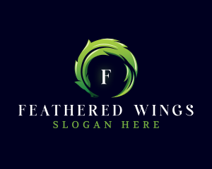 Feather Pen Quill logo design