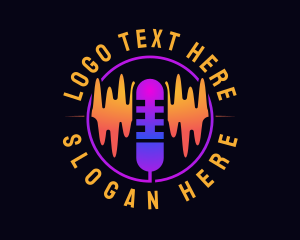 Radio - Audio Waves Radio logo design