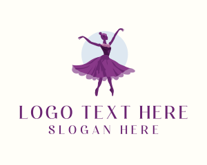 Danseur - Ballet Performer Studio logo design