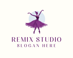 Ballet Performer Studio logo design