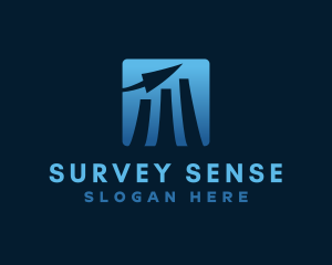 Survey - Business Chart Arrow logo design
