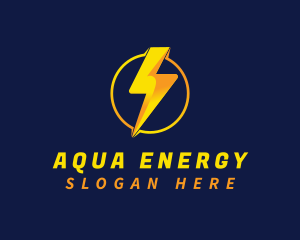 Lightning Bolt Energy logo design