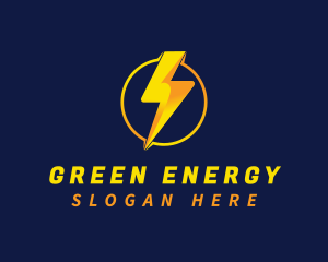 Lightning Bolt Energy logo design