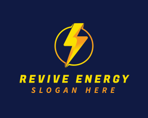 Lightning Bolt Energy logo design