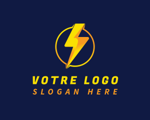 Express - Lightning Bolt Energy logo design