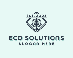 Shovel Plant Environment logo design