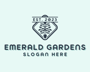 Shovel Plant Environment logo design