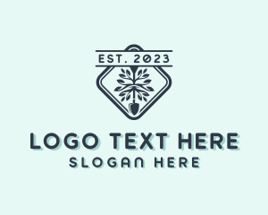 Plant - Shovel Plant Environment logo design