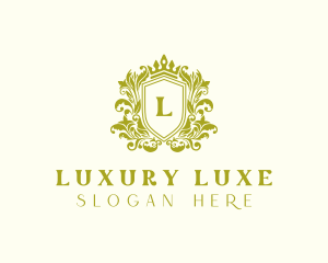 Luxury Crown Crest logo design