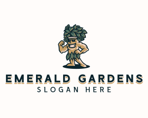 Grapes Garden Tree logo design