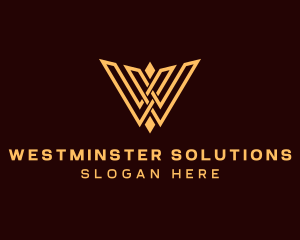 Professional Luxury Letter W logo design