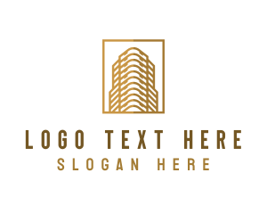 Tower - Industrial Tower Building logo design