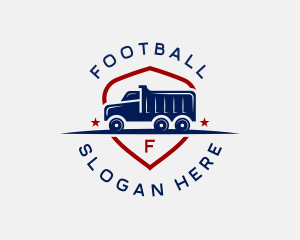 Moving - Dump Truck Vehicle logo design
