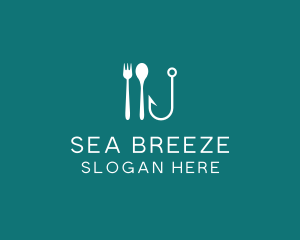 Seafood Hook Restaurant logo design