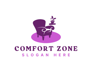 Armchair - Furniture Armchair Upholstery logo design