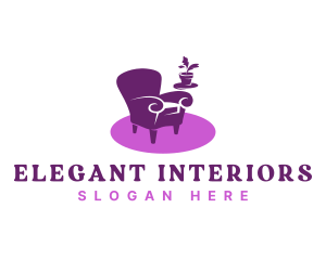 Furniture Armchair Upholstery logo design