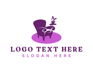 Furniture Armchair Upholstery Logo