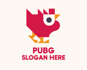 Geometric Poultry Chicken  Logo