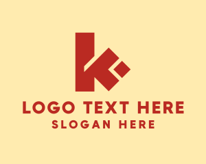 Jagged - Abstract Modern Letter K logo design