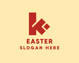 Abstract Modern Letter K Logo