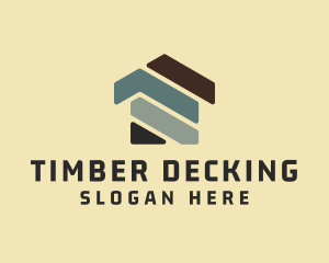 Decking - House Tile Flooring Renovation logo design