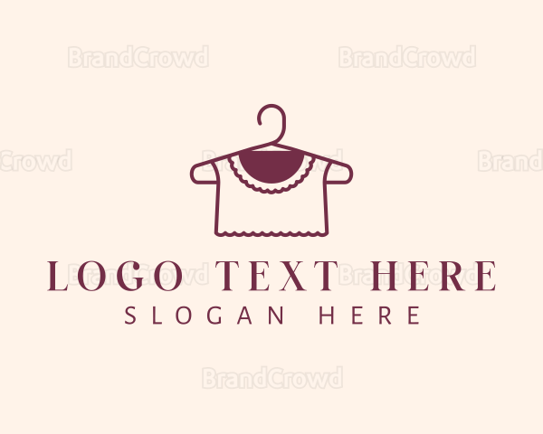 Blouse Hanger Clothing Logo