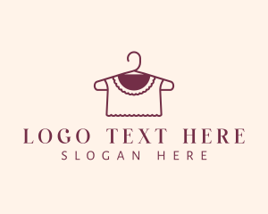 Wardrobe - Blouse Hanger Clothing logo design