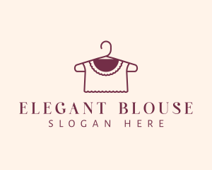 Blouse - Blouse Hanger Clothing logo design