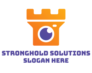 Fortification - Camera Tower Surveillance logo design