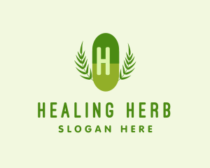 Herbal Organic Medicine  logo design