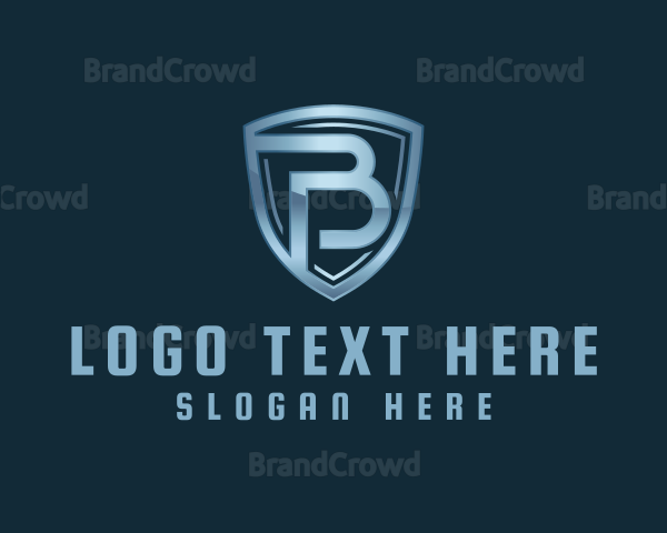 Shield Letter B Company Logo
