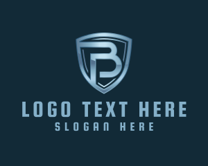Protection - Shield Letter B Company logo design