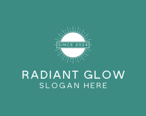 Radiant - Minimalist Radiant Sunrays logo design