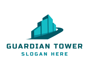 Condominium Tower City logo design