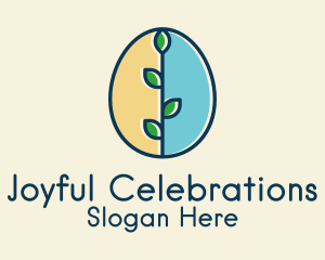 Festivity - Organic Egg Plant logo design