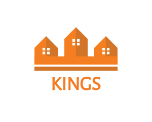 Orange House Crown logo design