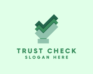 Verify - Approval Check Symbol logo design
