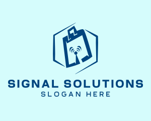 Signal - Online Shopping Signal logo design