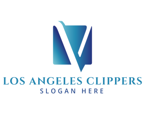 Modern Letter V Firm Logo