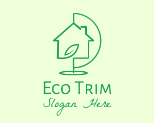 Global Eco Real Estate Housing logo design