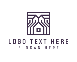Mortgage - Town House Residential Realty logo design