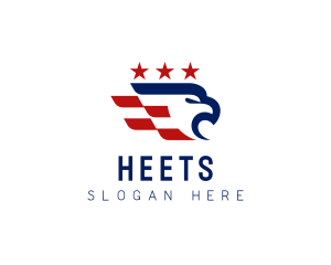 American Stars Patriotic Eagle Logo