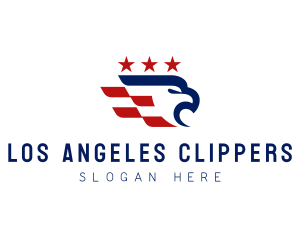 American Stars Patriotic Eagle Logo
