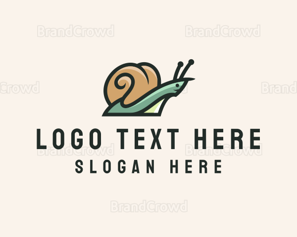 Wild Snail Shell Logo