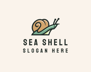 Shell - Wild Snail Shell logo design