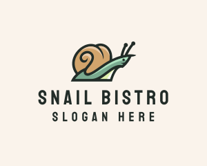 Gastropod - Wild Snail Shell logo design